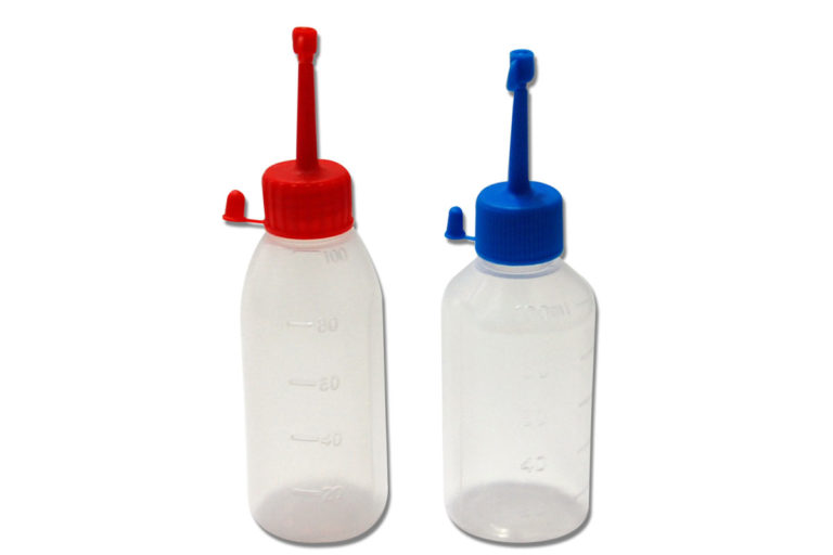 Botellas plásticas para el almacenamiento de las dosis seminales