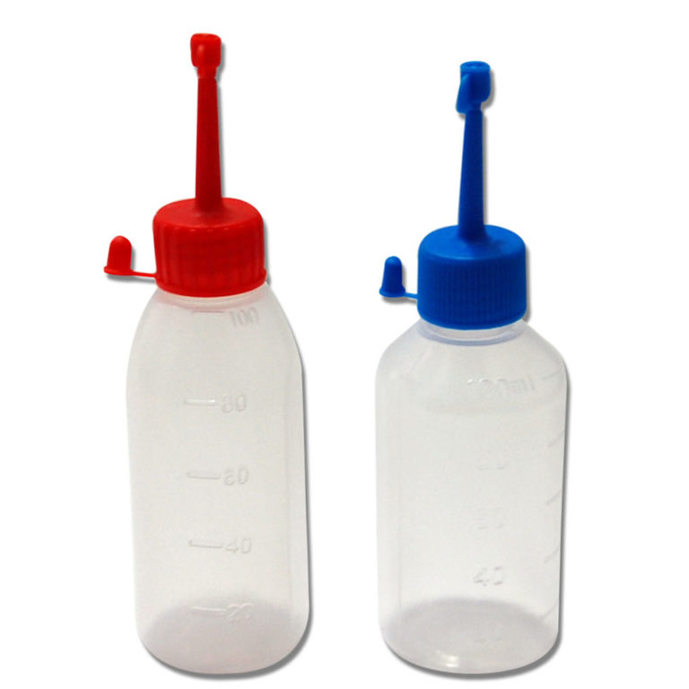 Botellas plásticas para el almacenamiento de las dosis seminales