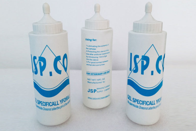 Gel lubricante para cerdos